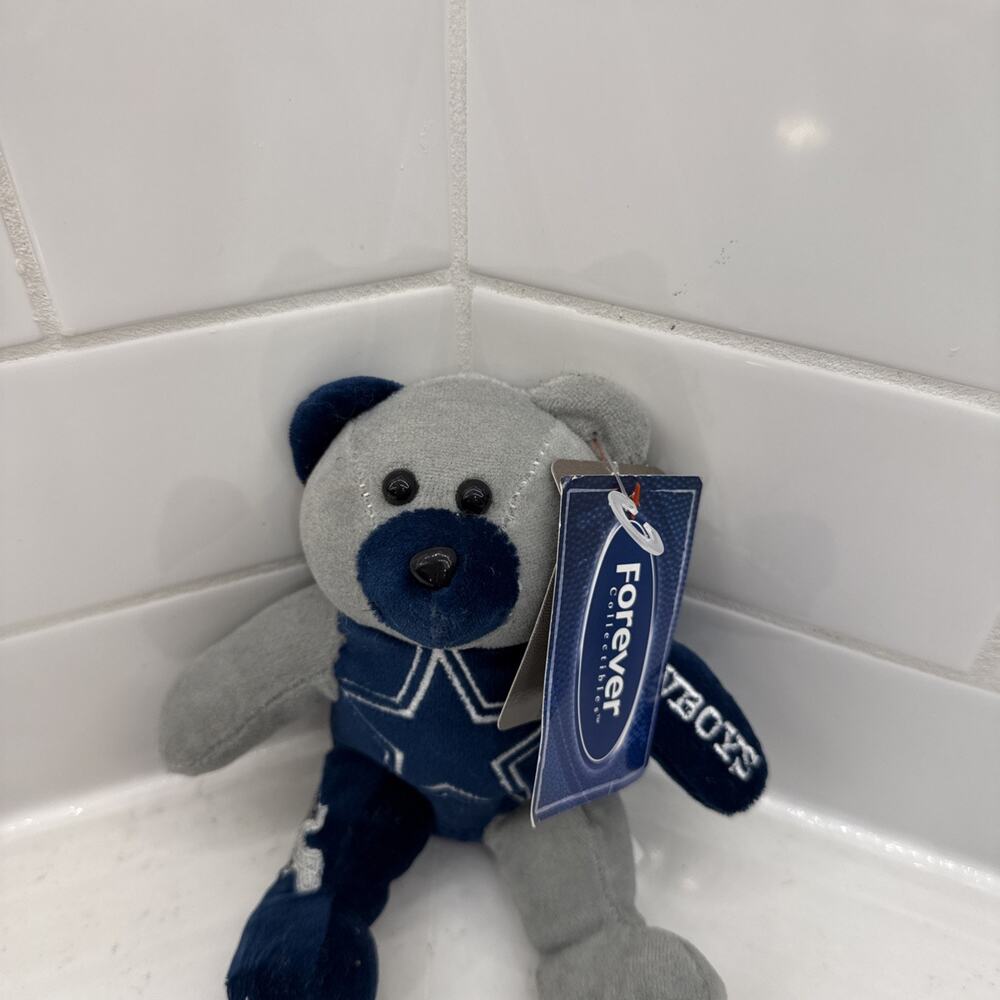 DALLAS COWBOYS NFL Star TEDDY BEAR New W Tag Rare Vintage design